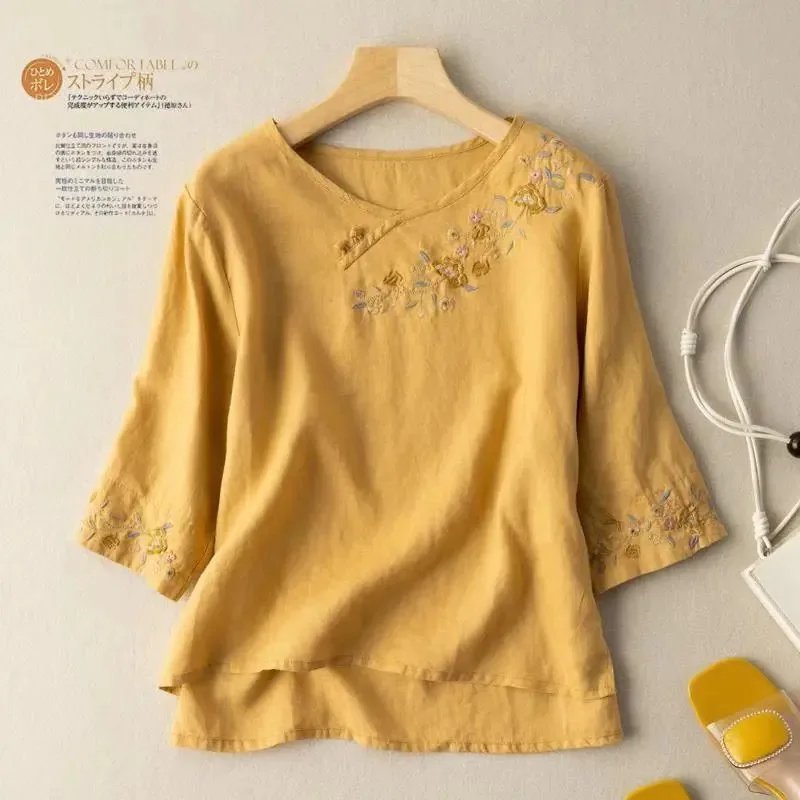 Camiseta Top para mujer en verano 2025, nueva camisa holgada ajustada | Ropa de mujer · Omeda.es - Imagen 16