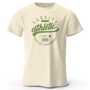 Camiseta universitaria gráfica para hombre, camisetas de manga corta | Ropa de hombre · Omeda.es