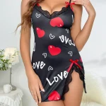 Camisón de dormir para mujer, lencería Sexy con estampado de amor, | Ropa de mujer · Omeda.es