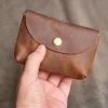 Cartera de cuero genuino con doble cremallera para hombre y mujer, | Accesorios de moda · Omeda.es