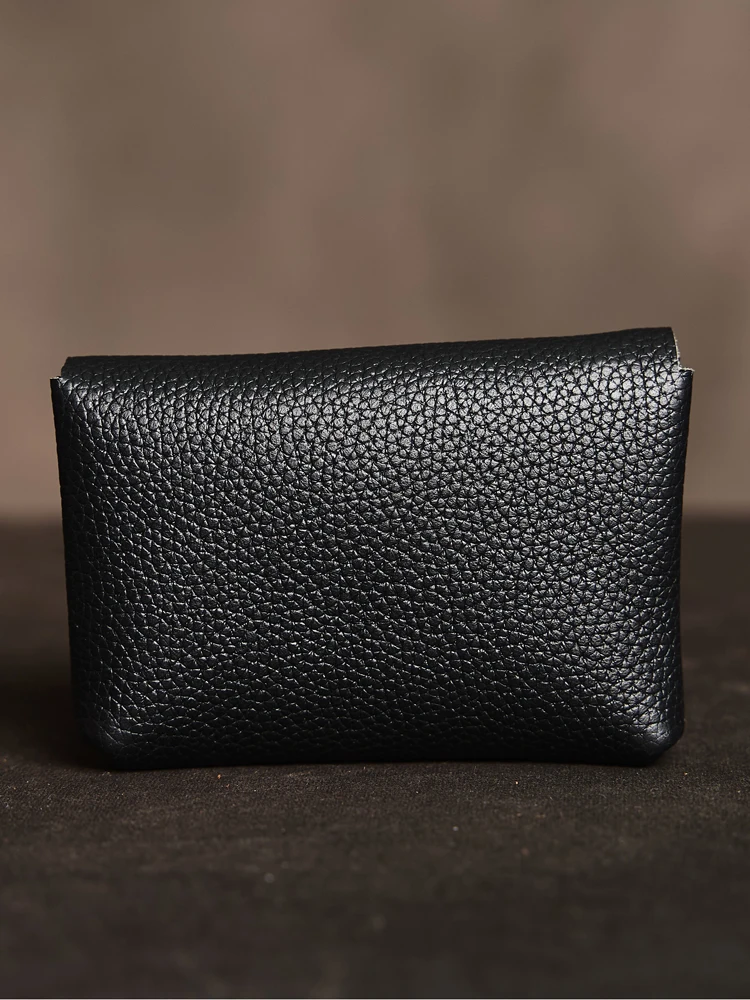 Cartera de cuero genuino con doble cremallera para hombre y mujer, | Accesorios de moda · Omeda.es - Imagen 20