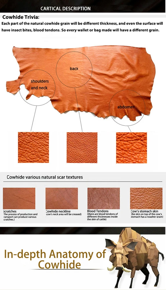 Cartera de cuero genuino con doble cremallera para hombre y mujer, | Accesorios de moda · Omeda.es - Imagen 24