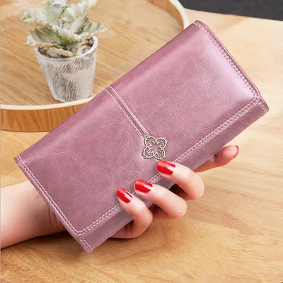 Cartera de cuero para mujer, billetera larga de lujo, a la moda, | Accesorios de moda · Omeda.es - Imagen 10
