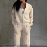 Chándal para mujer, conjunto de 2 piezas, abrigo de manga larga con | Ropa de mujer · Omeda.es