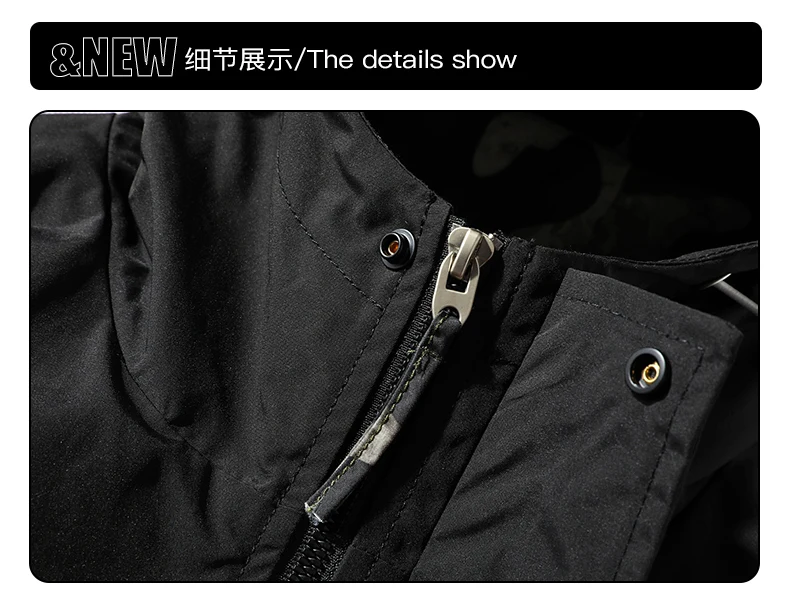 Chaqueta Bomber militar para hombre, chaqueta informal de moda para | Ropa de hombre · Omeda.es - Imagen 8