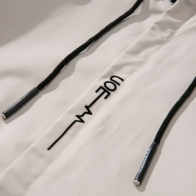 Chaqueta con capucha para hombre, abrigo informal fino, transpirable, | Ropa de hombre · Omeda.es - Imagen 4