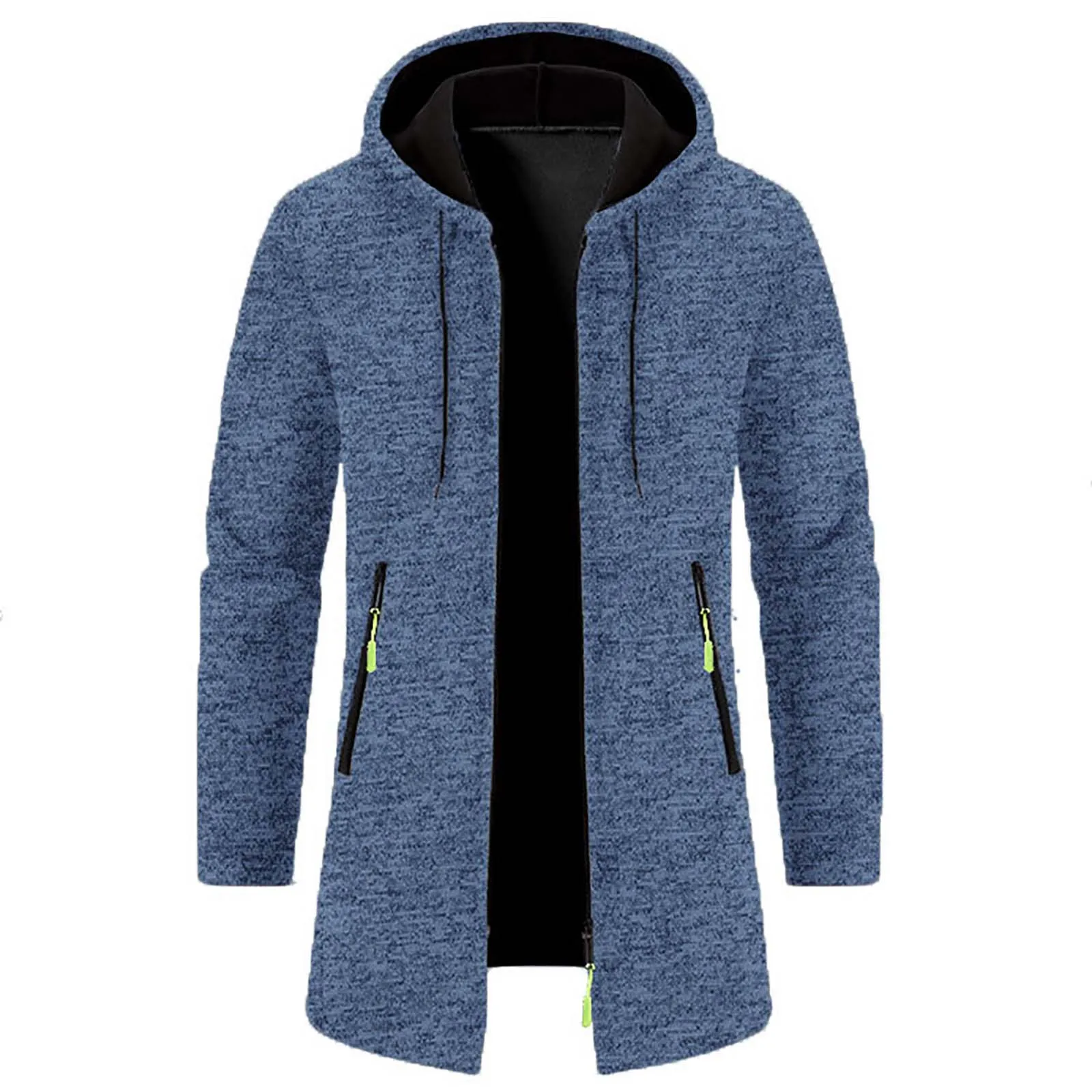 Chaqueta con capucha para hombre, suéter de lana fina de longitud | Ropa de hombre · Omeda.es - Imagen 14