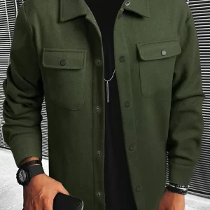 Chaqueta casual de mezcla de lana para hombre, diseño elegante y | Ropa de hombre · Omeda.es