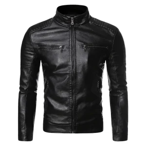 Chaqueta de cuero para hombre 2025, nueva chaqueta de cuero PU a | Ropa de hombre · Omeda.es