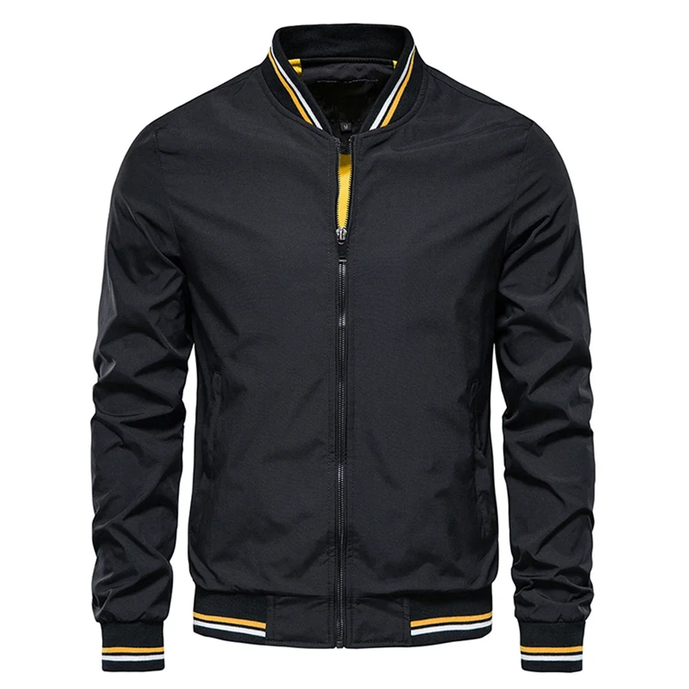 Chaqueta de hombre 2025 primavera otoño nuevo Color sólido Casual | Ropa de hombre · Omeda.es - Imagen 4