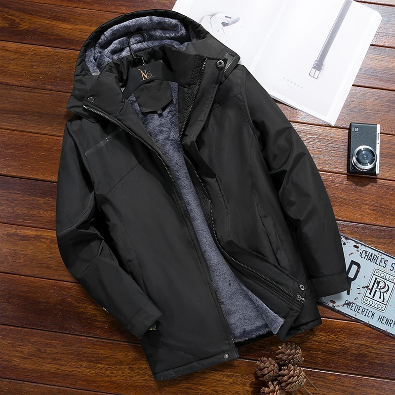 Chaqueta de hombre, abrigo de algodón grueso y con forro polar de | Ropa de hombre · Omeda.es