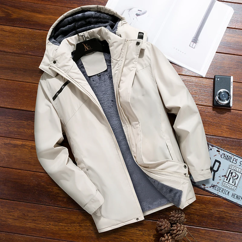 Chaqueta de hombre, abrigo de algodón grueso y con forro polar de | Ropa de hombre · Omeda.es - Imagen 2