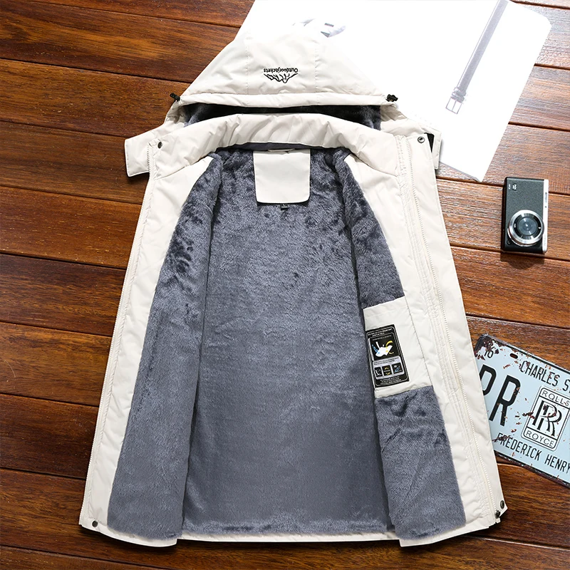 Chaqueta de hombre, abrigo de algodón grueso y con forro polar de | Ropa de hombre · Omeda.es - Imagen 6