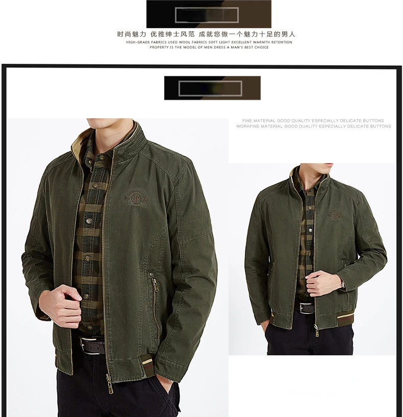 Chaqueta de hombre a la moda Retro de algodón puro de doble cara | Ropa de hombre · Omeda.es - Imagen 5