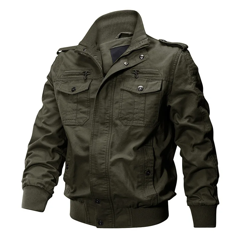 Chaqueta de hombre con múltiples bolsillos de utilidad, cortavientos | Ropa de hombre · Omeda.es - Imagen 4