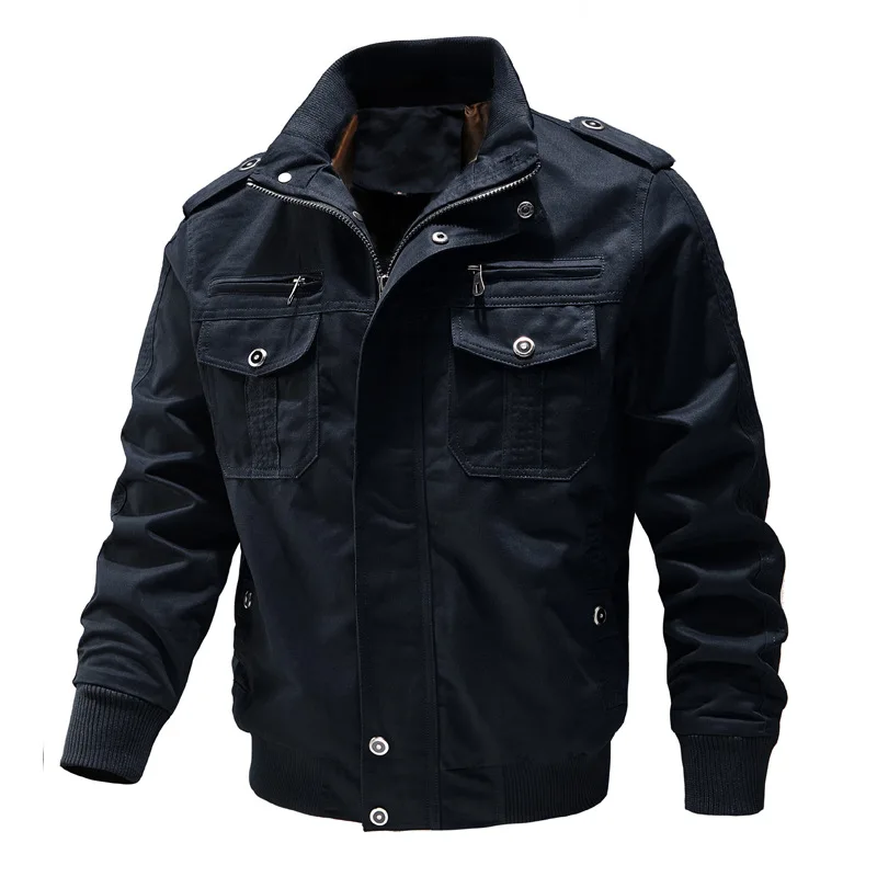 Chaqueta de hombre con múltiples bolsillos de utilidad, cortavientos | Ropa de hombre · Omeda.es - Imagen 9