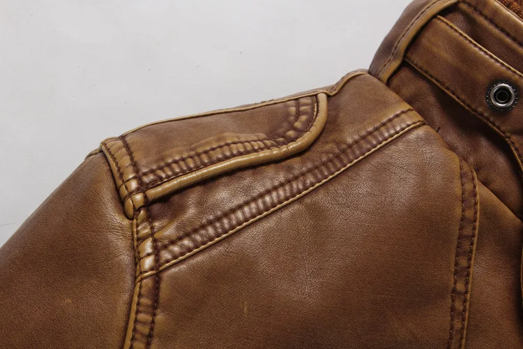 Chaqueta larga de cuero de moda para hombre, nueva chaqueta Vintage | Ropa de hombre · Omeda.es - Imagen 12