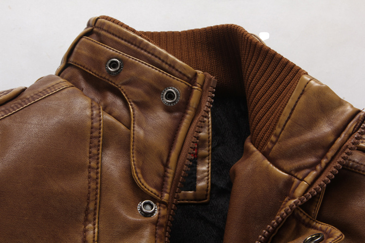 Chaqueta larga de cuero de moda para hombre, nueva chaqueta Vintage | Ropa de hombre · Omeda.es - Imagen 8