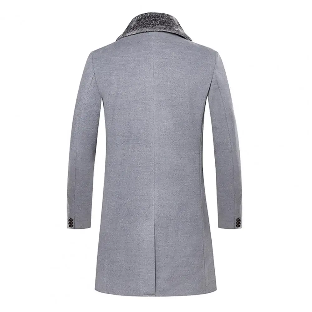 Chaqueta de negocios para hombre, abrigo de longitud media con cuello | Ropa de hombre · Omeda.es - Imagen 16