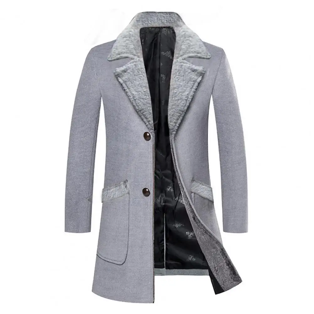Chaqueta de negocios para hombre, abrigo de longitud media con cuello | Ropa de hombre · Omeda.es - Imagen 22