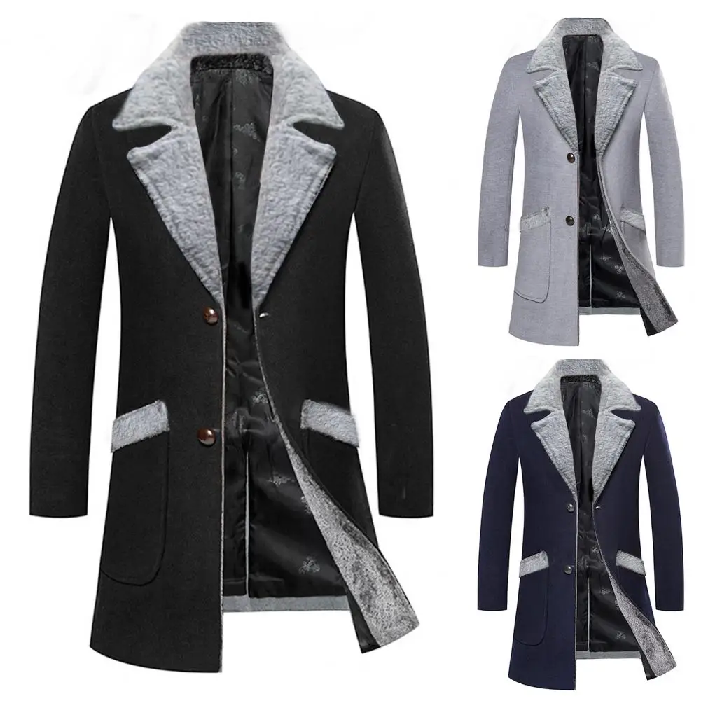 Chaqueta de negocios para hombre, abrigo de longitud media con cuello | Ropa de hombre · Omeda.es - Imagen 23