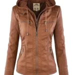 Chaqueta de piel sintética para mujer, chaqueta básica 20225, abrigo | Ropa de mujer · Omeda.es