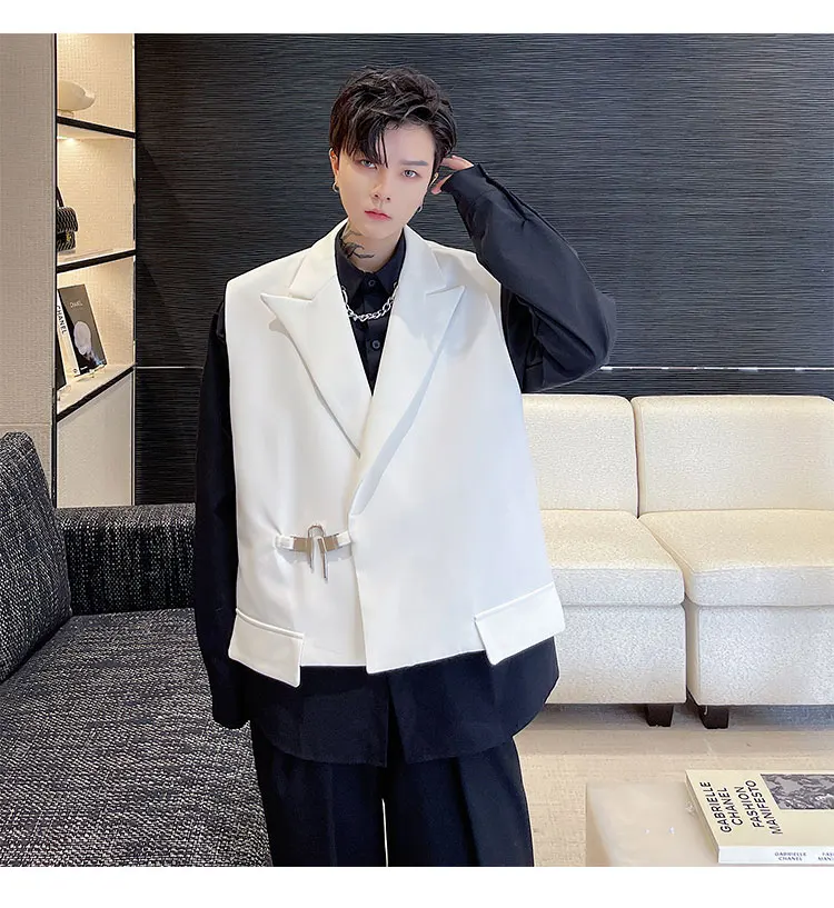 Chaqueta sin mangas para hombre, chaleco de traje Simple, Color | Ropa de hombre · Omeda.es - Imagen 10