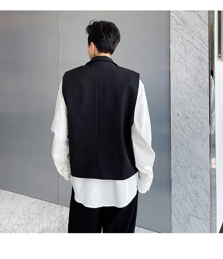 Chaqueta sin mangas para hombre, chaleco de traje Simple, Color | Ropa de hombre · Omeda.es - Imagen 25