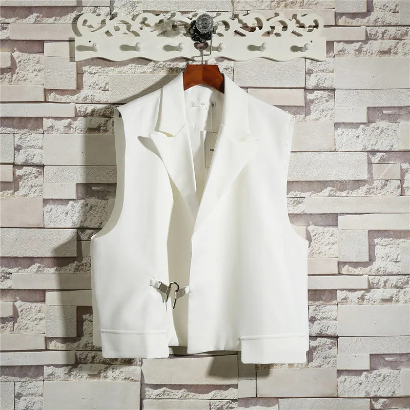 Chaqueta sin mangas para hombre, chaleco de traje Simple, Color | Ropa de hombre · Omeda.es - Imagen 26