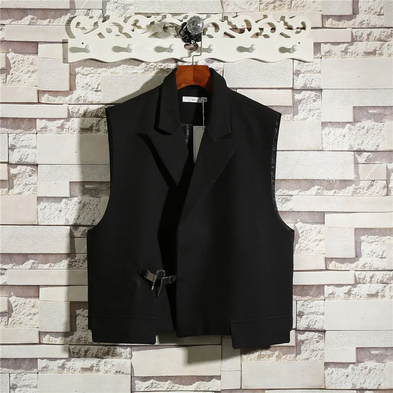 Chaqueta sin mangas para hombre, chaleco de traje Simple, Color | Ropa de hombre · Omeda.es - Imagen 32