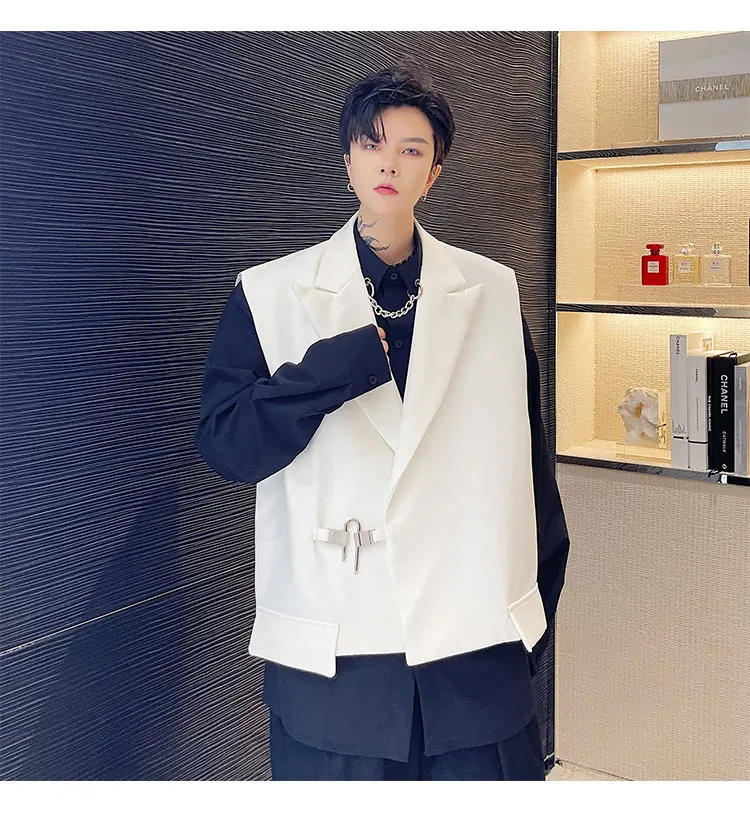 Chaqueta sin mangas para hombre, chaleco de traje Simple, Color | Ropa de hombre · Omeda.es - Imagen 7