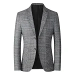 Chaqueta de traje de invierno para hombre - Blazer clásico a cuadros | Ropa de hombre · Omeda.es