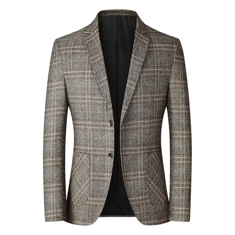 Chaqueta de traje de invierno para hombre - Blazer clásico a cuadros | Ropa de hombre · Omeda.es - Imagen 6