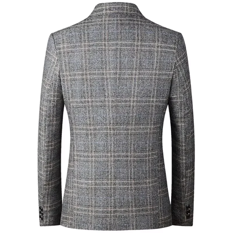 Chaqueta de traje de invierno para hombre - Blazer clásico a cuadros | Ropa de hombre · Omeda.es - Imagen 7