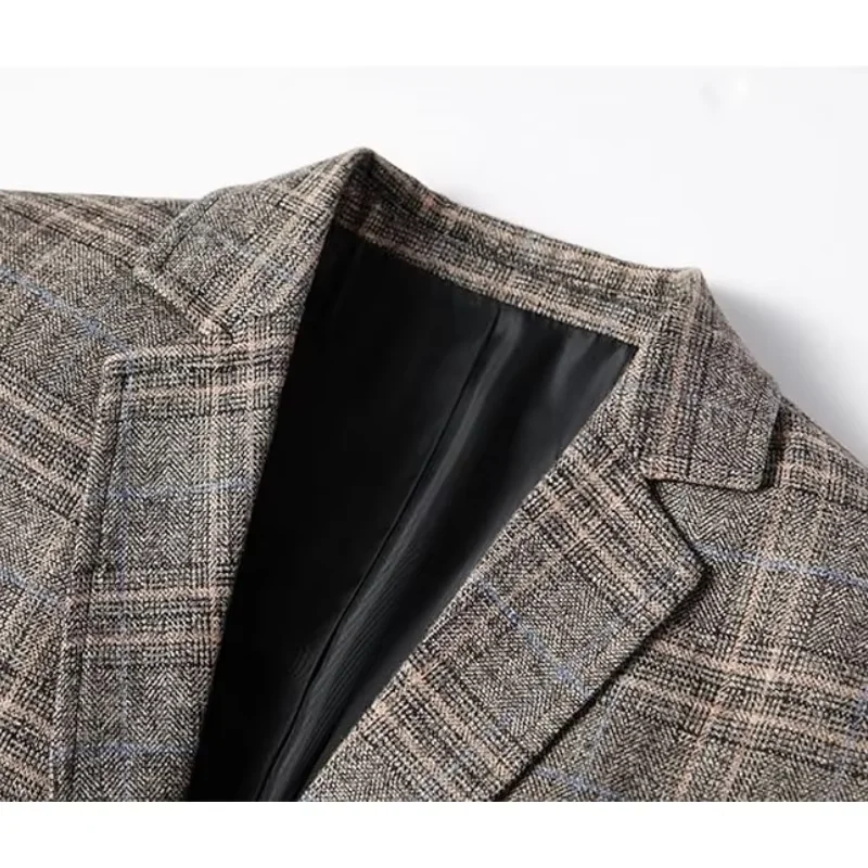 Chaqueta de traje de invierno para hombre - Blazer clásico a cuadros | Ropa de hombre · Omeda.es - Imagen 8