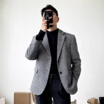 Chaqueta de traje de lana de estilo americano para hombre para | Ropa de hombre · Omeda.es