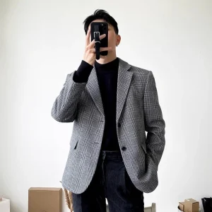 Chaqueta de traje de lana de estilo americano para hombre para | Ropa de hombre · Omeda.es