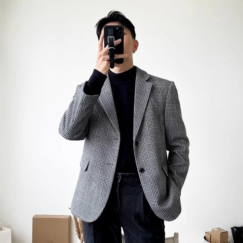 Chaqueta de traje de lana de estilo americano para hombre para | Ropa de hombre · Omeda.es