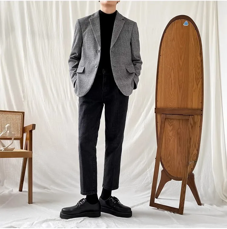 Chaqueta de traje de lana de estilo americano para hombre para | Ropa de hombre · Omeda.es - Imagen 10