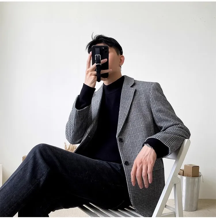 Chaqueta de traje de lana de estilo americano para hombre para | Ropa de hombre · Omeda.es - Imagen 6