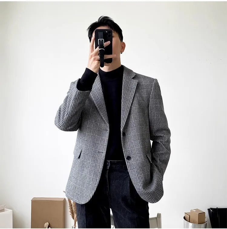 Chaqueta de traje de lana de estilo americano para hombre para | Ropa de hombre · Omeda.es - Imagen 7