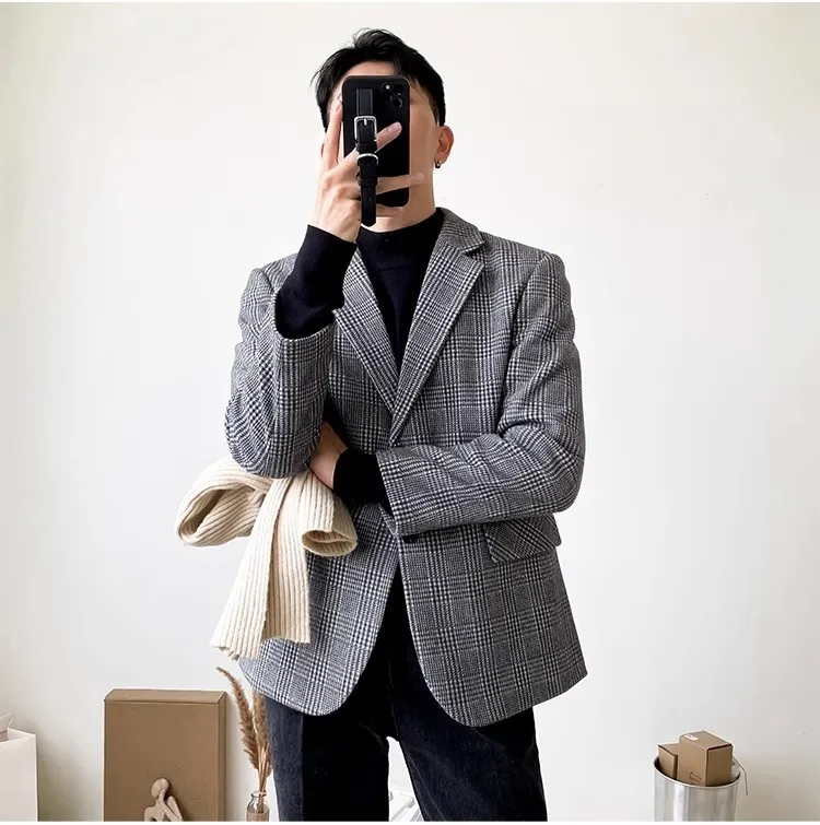 Chaqueta de traje de lana de estilo americano para hombre para | Ropa de hombre · Omeda.es - Imagen 9