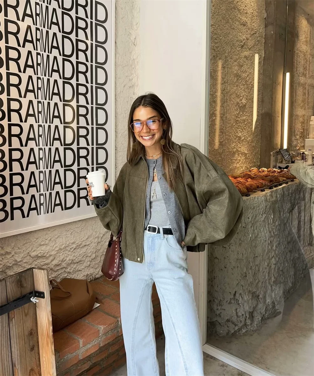 Chaquetas Bomber elegantes del ejército para mujer, abrigos a la moda | Ropa de mujer · Omeda.es - Imagen 18