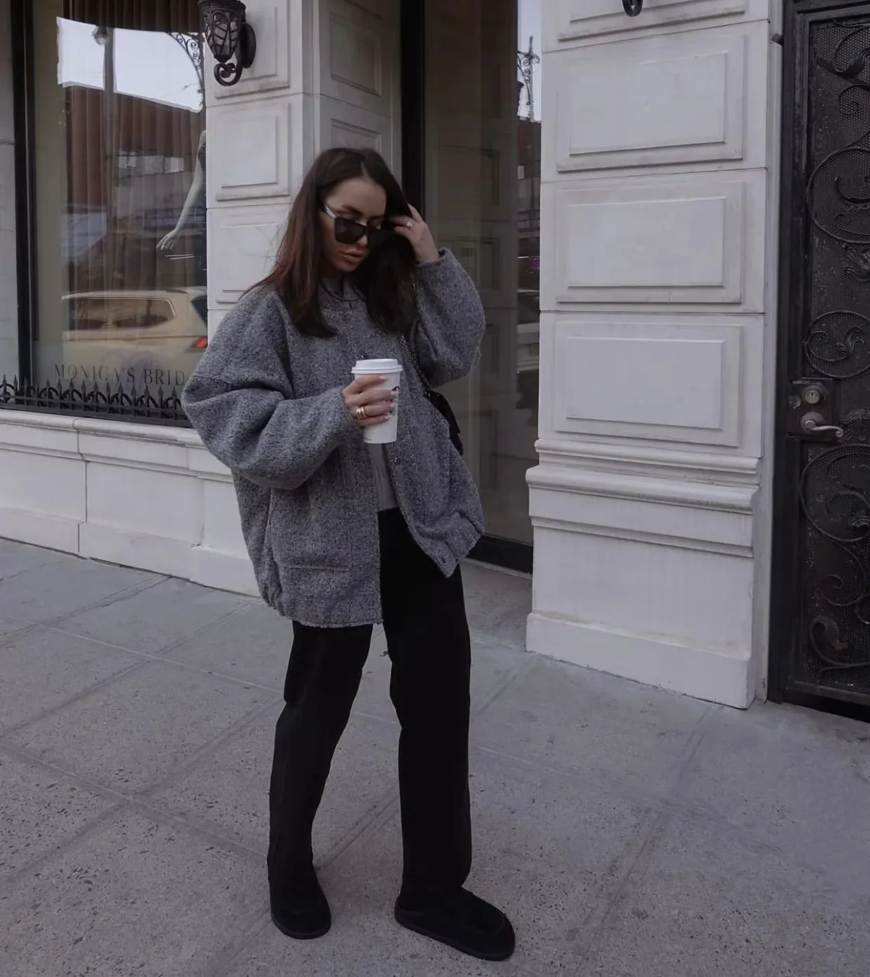 Chaquetas Bomber para mujer, abrigos con cuello redondo, botones de | Ropa de mujer · Omeda.es - Imagen 10