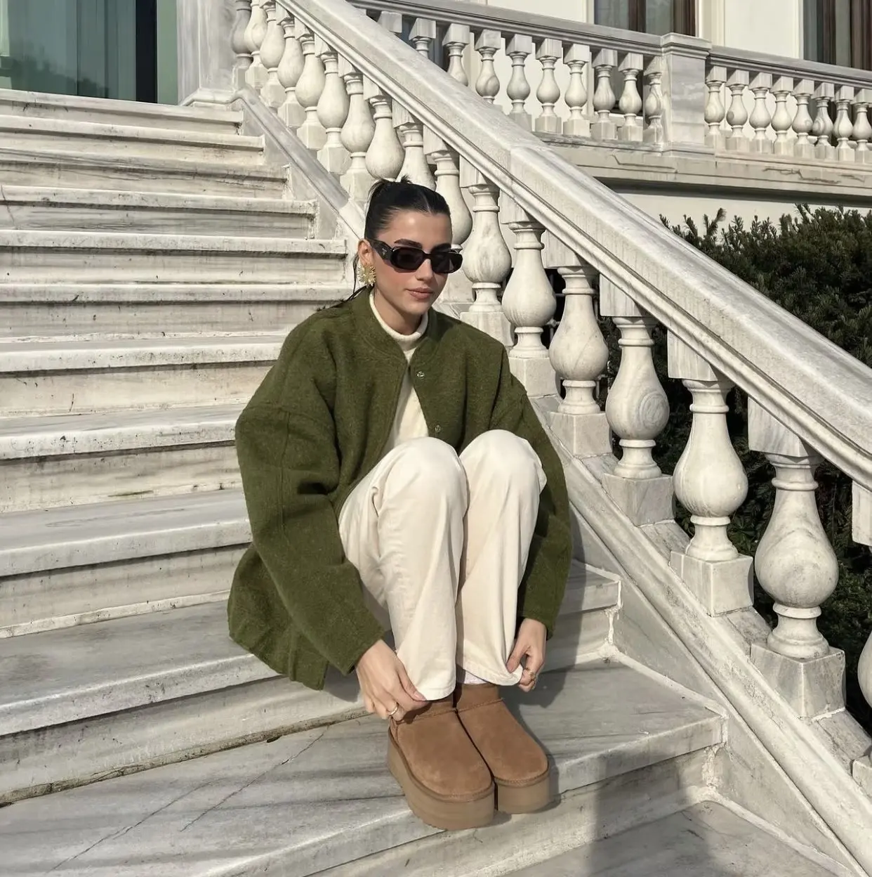 Chaquetas Bomber para mujer, abrigos con cuello redondo, botones de | Ropa de mujer · Omeda.es - Imagen 17