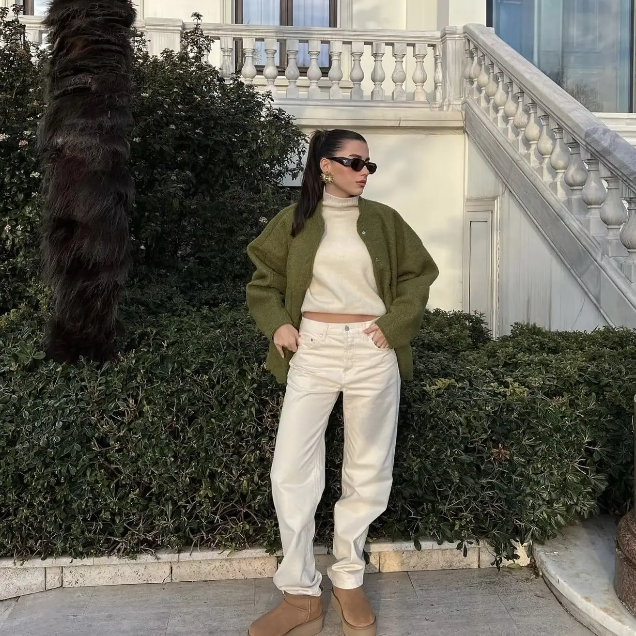 Chaquetas Bomber para mujer, abrigos con cuello redondo, botones de | Ropa de mujer · Omeda.es - Imagen 20