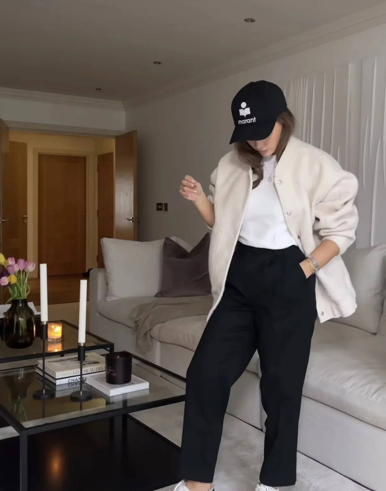 Chaquetas Bomber para mujer, abrigos con cuello redondo, botones de | Ropa de mujer · Omeda.es - Imagen 4