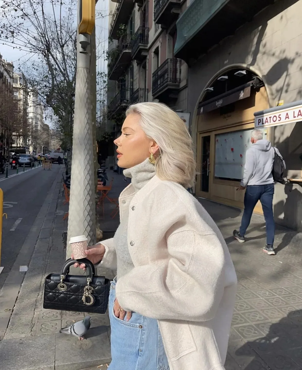 Chaquetas Bomber para mujer, abrigos con cuello redondo, botones de | Ropa de mujer · Omeda.es - Imagen 5