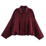 Chaquetas Bomber para mujer, abrigos a la moda con cuello vuelto, | Ropa de mujer · Omeda.es