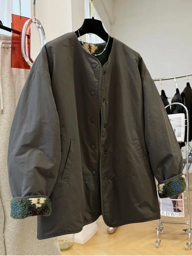 Chaquetas para mujer moda doble cara abrigos de manga larga 2025 | Ropa de mujer · Omeda.es - Imagen 7